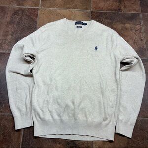 Polo by Ralph Lauren S Men's Cream Sweater